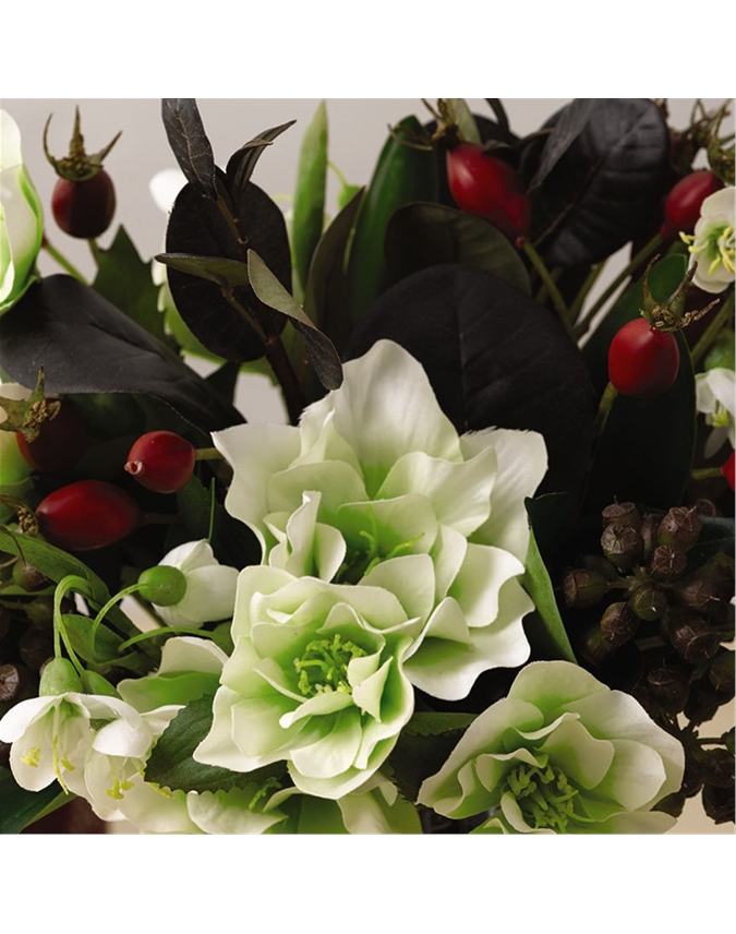 White Christmas Flower Bouquet