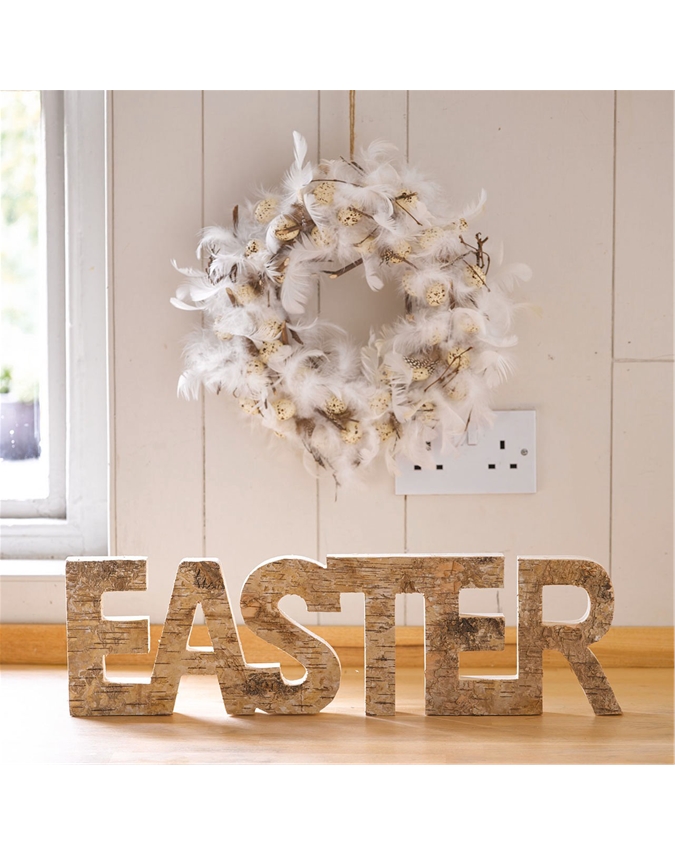 Easter Wooden Word
