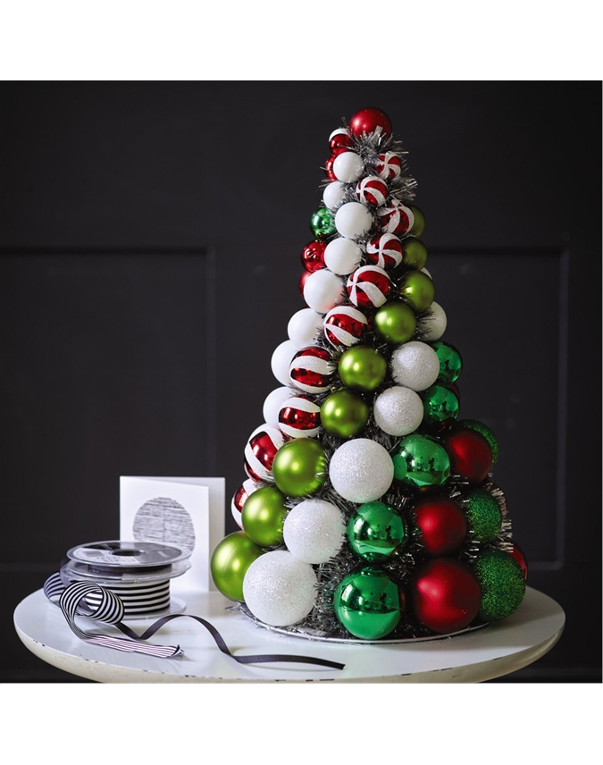 Coloured Bauble Tree