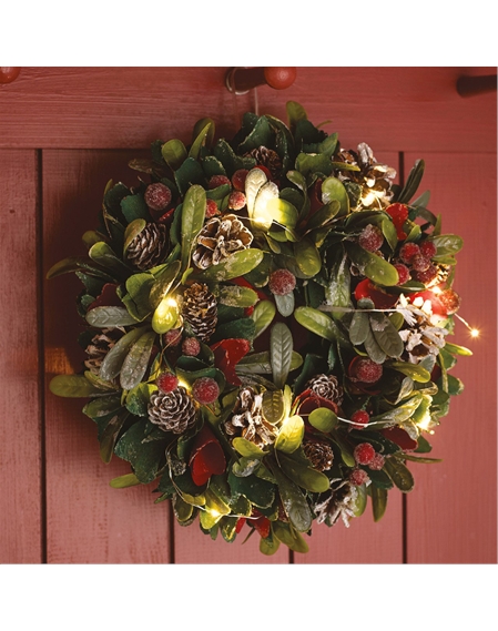 Frost Berry LED Wreath