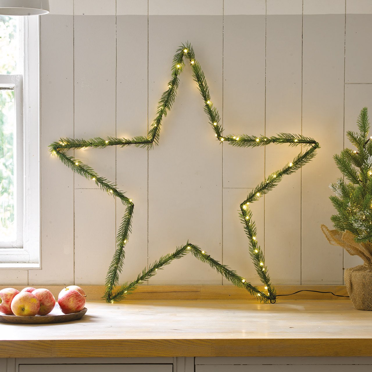 Giant Green LED Star