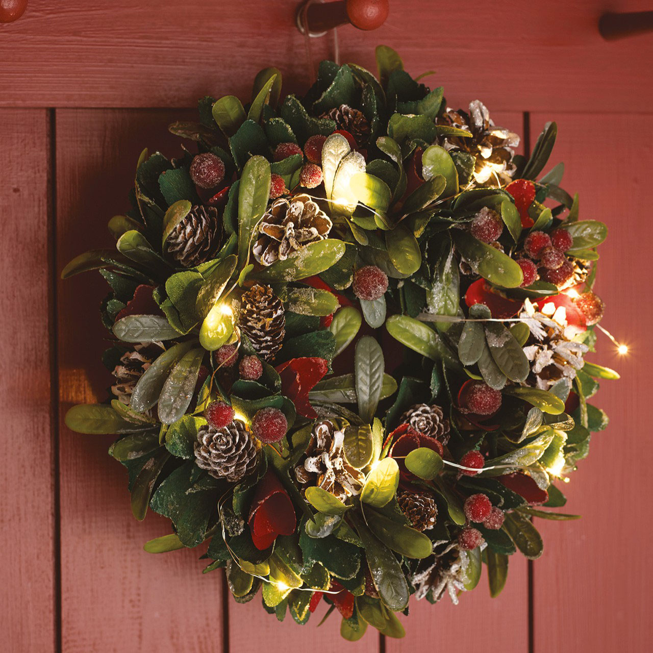 Frost Berry LED Wreath