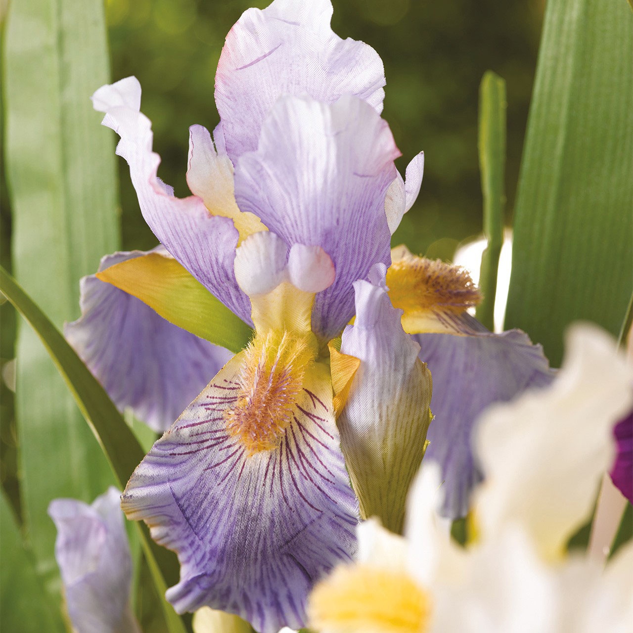 Iris and Lilac Centrepiece