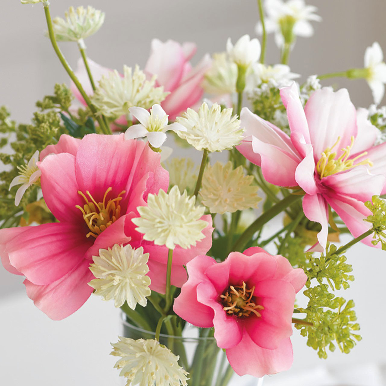 Mixed Pink Cottage Garden Arrangement | Bloom UK