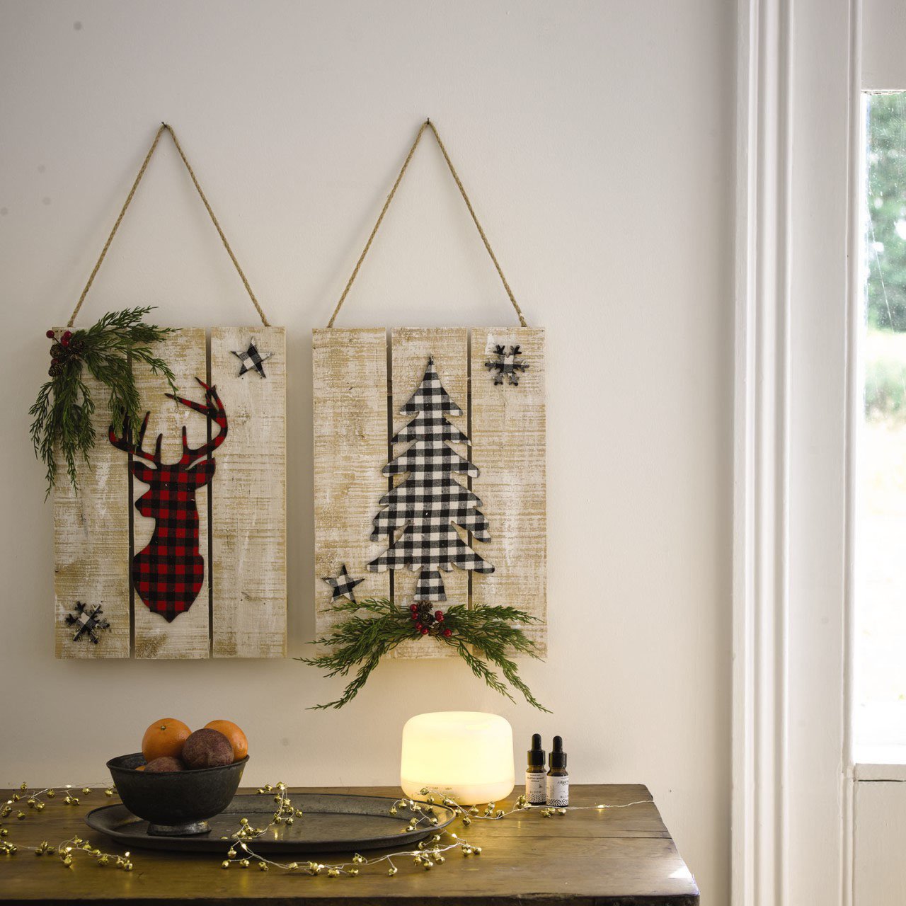 Set of 2 Nordic Wall Hangings