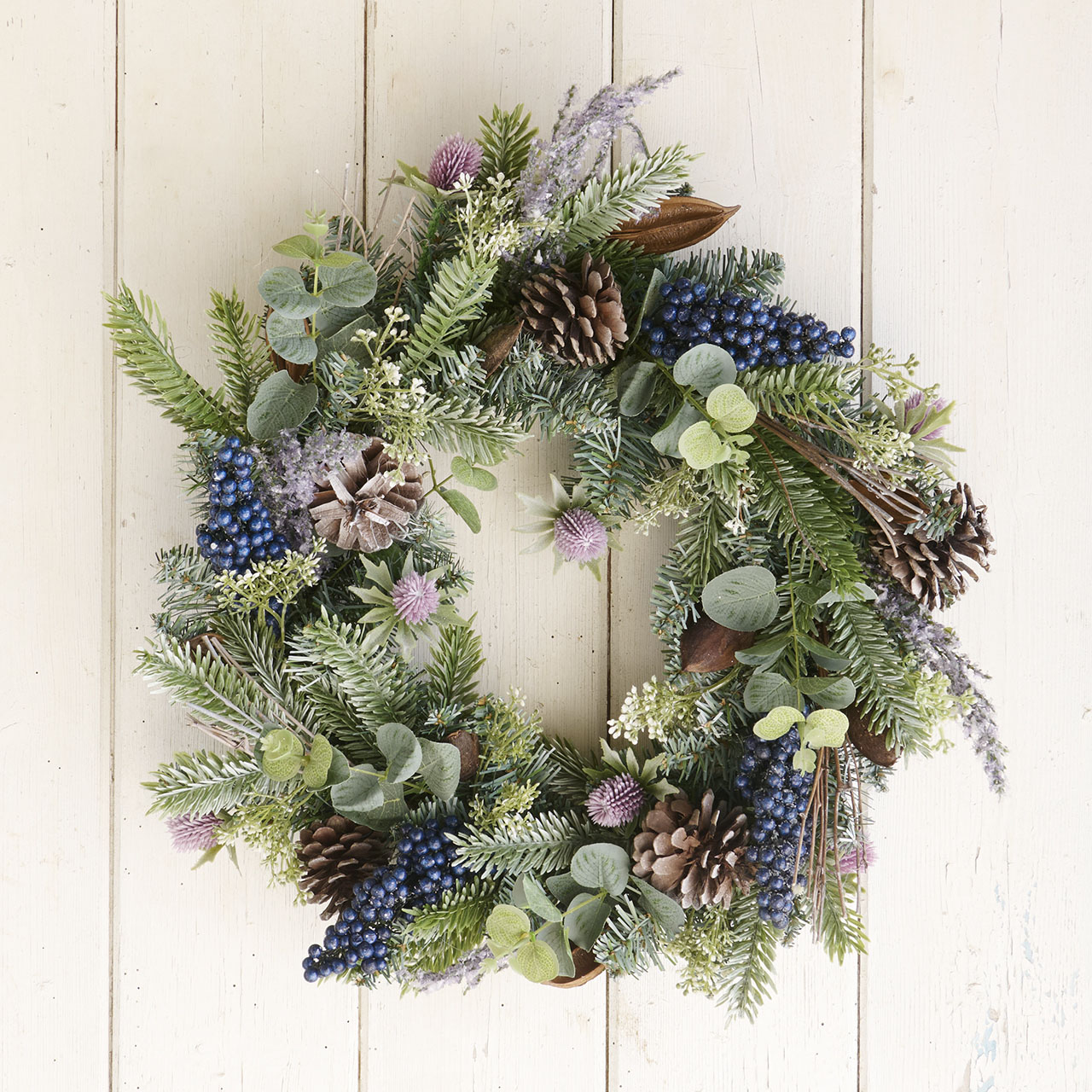 Eucalyptus Thistle Wreath