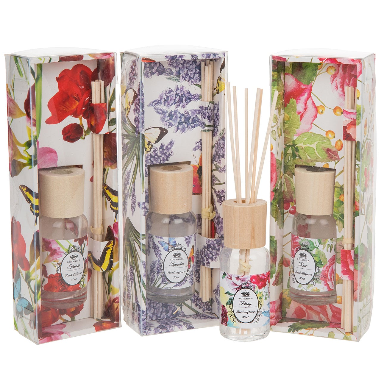 Set of 4 Fragrant Garden Diffusers