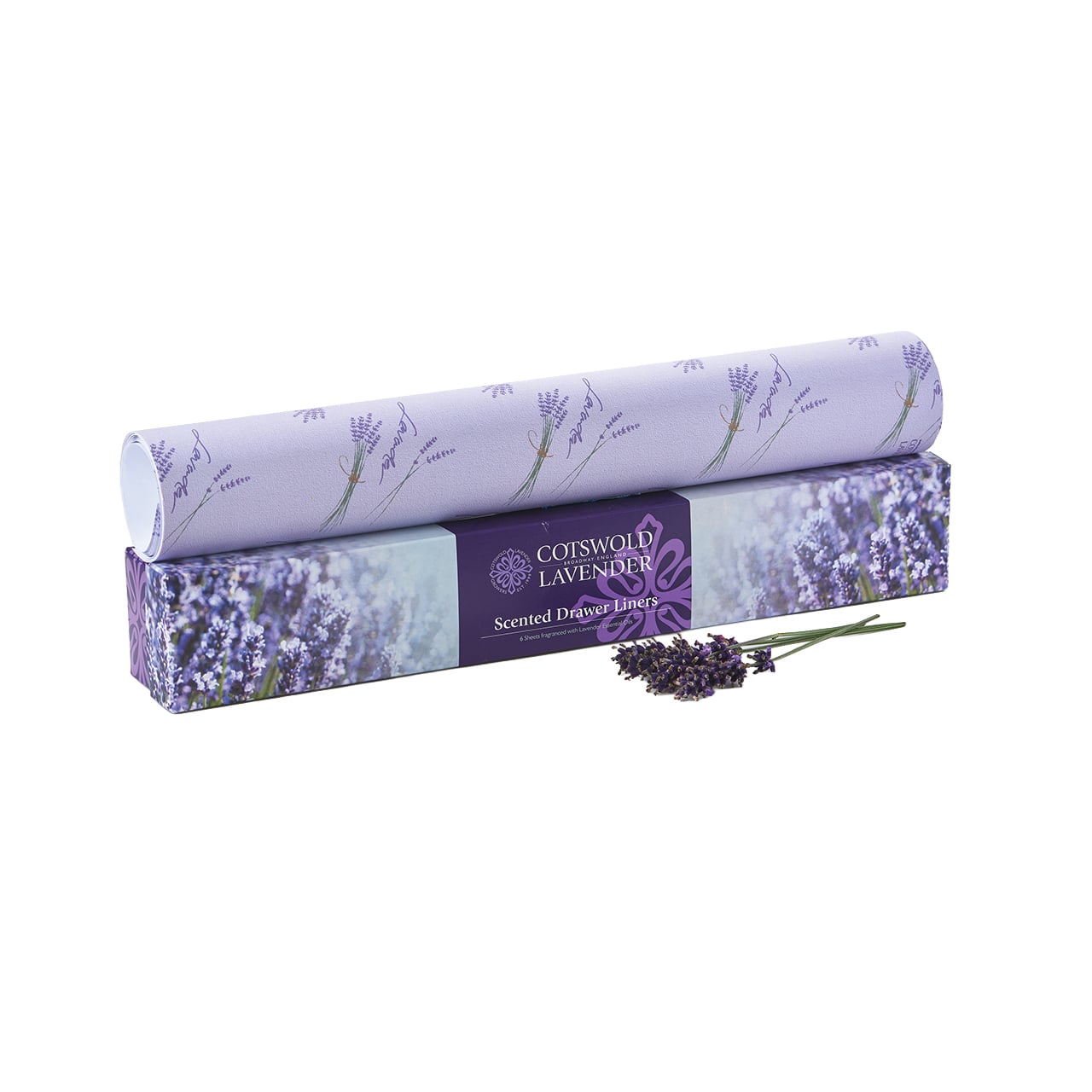 Cotswold Lavender Drawer Liners 3387792
