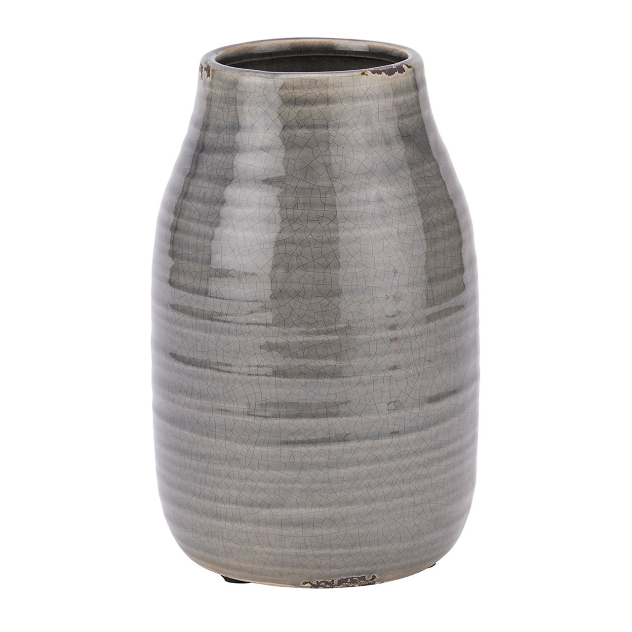 Grey Glazed Vase