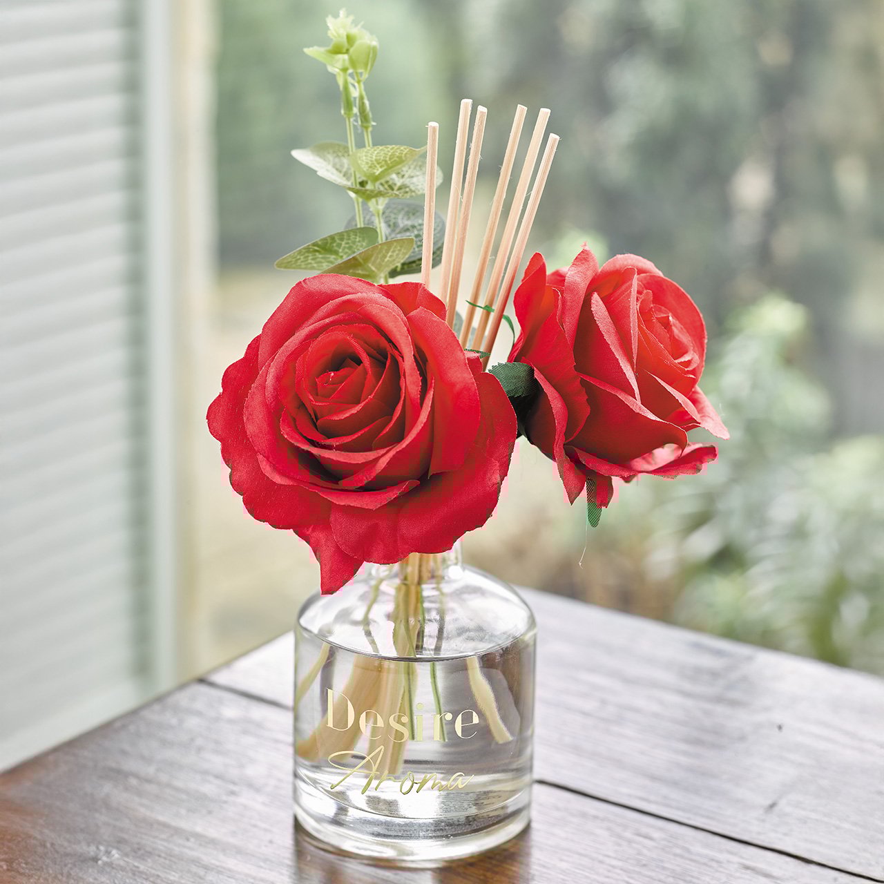 Diffuser with Red Rose
