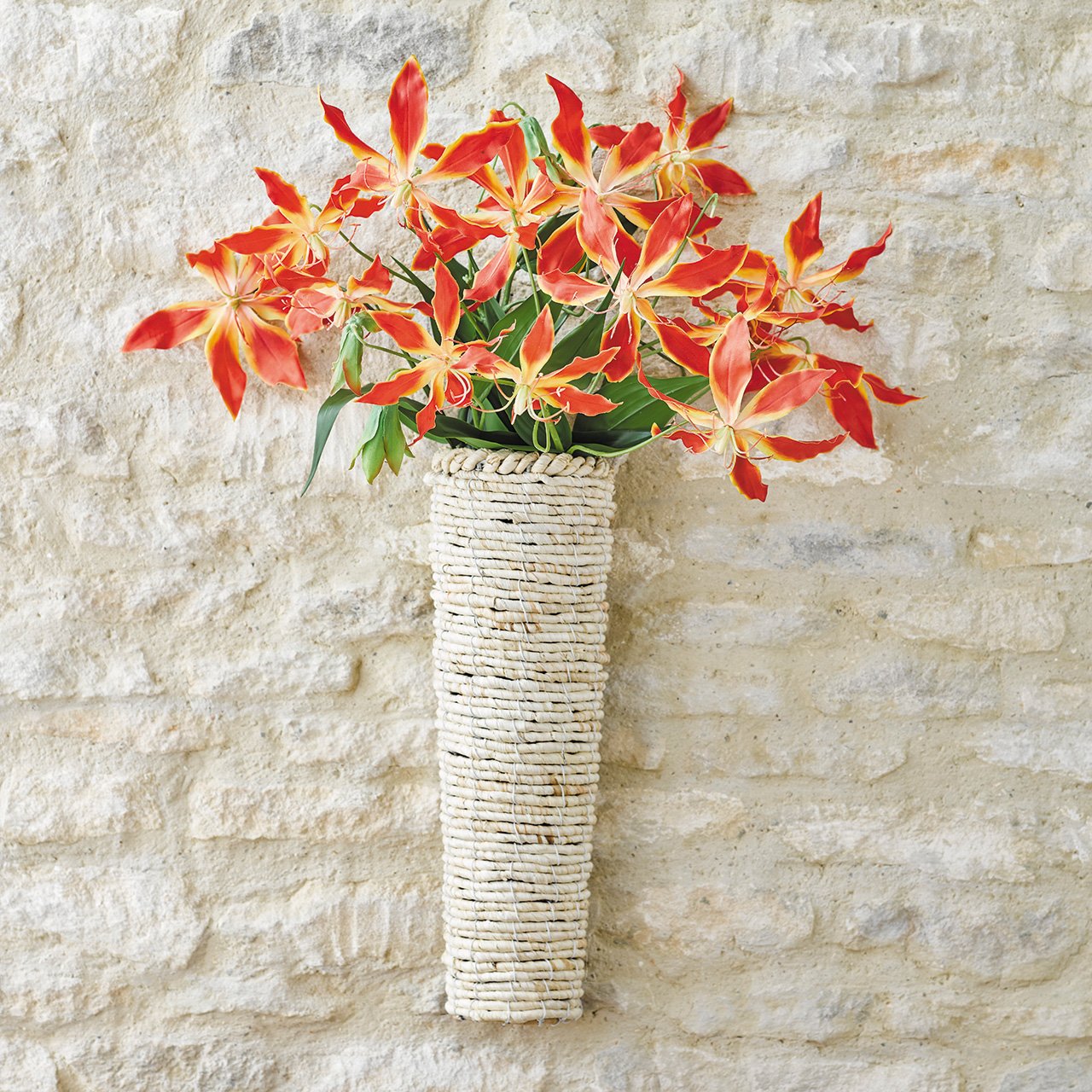 Basket Wall Vase