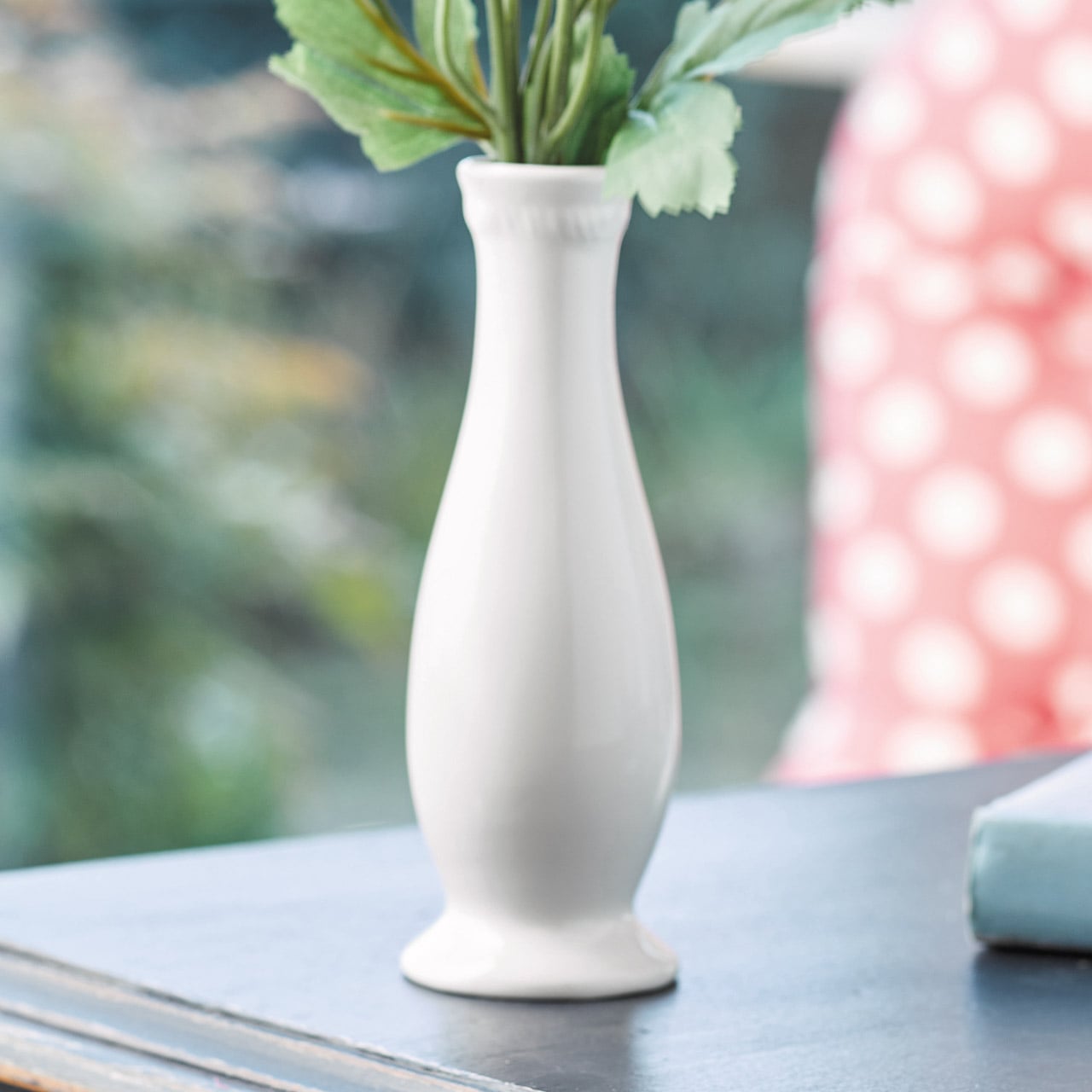 White Bud Vase