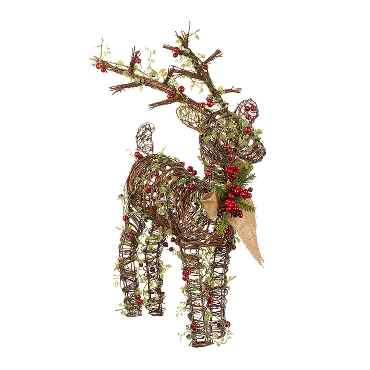 Standing Rattan Reindeer