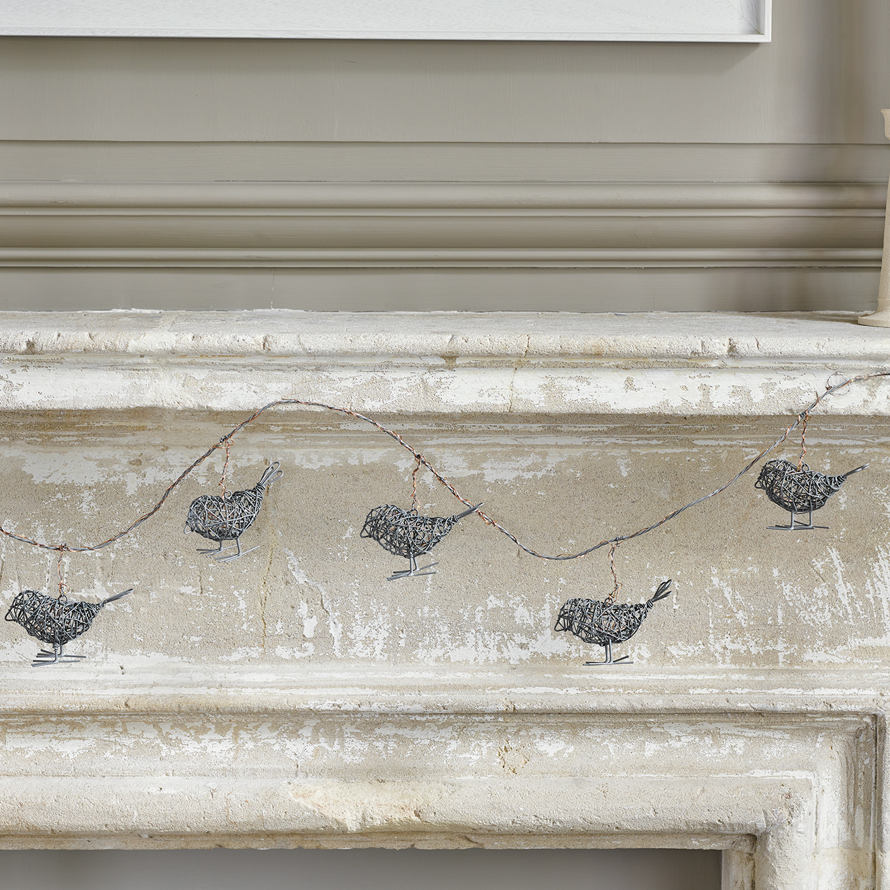 Bird Garland with Lights