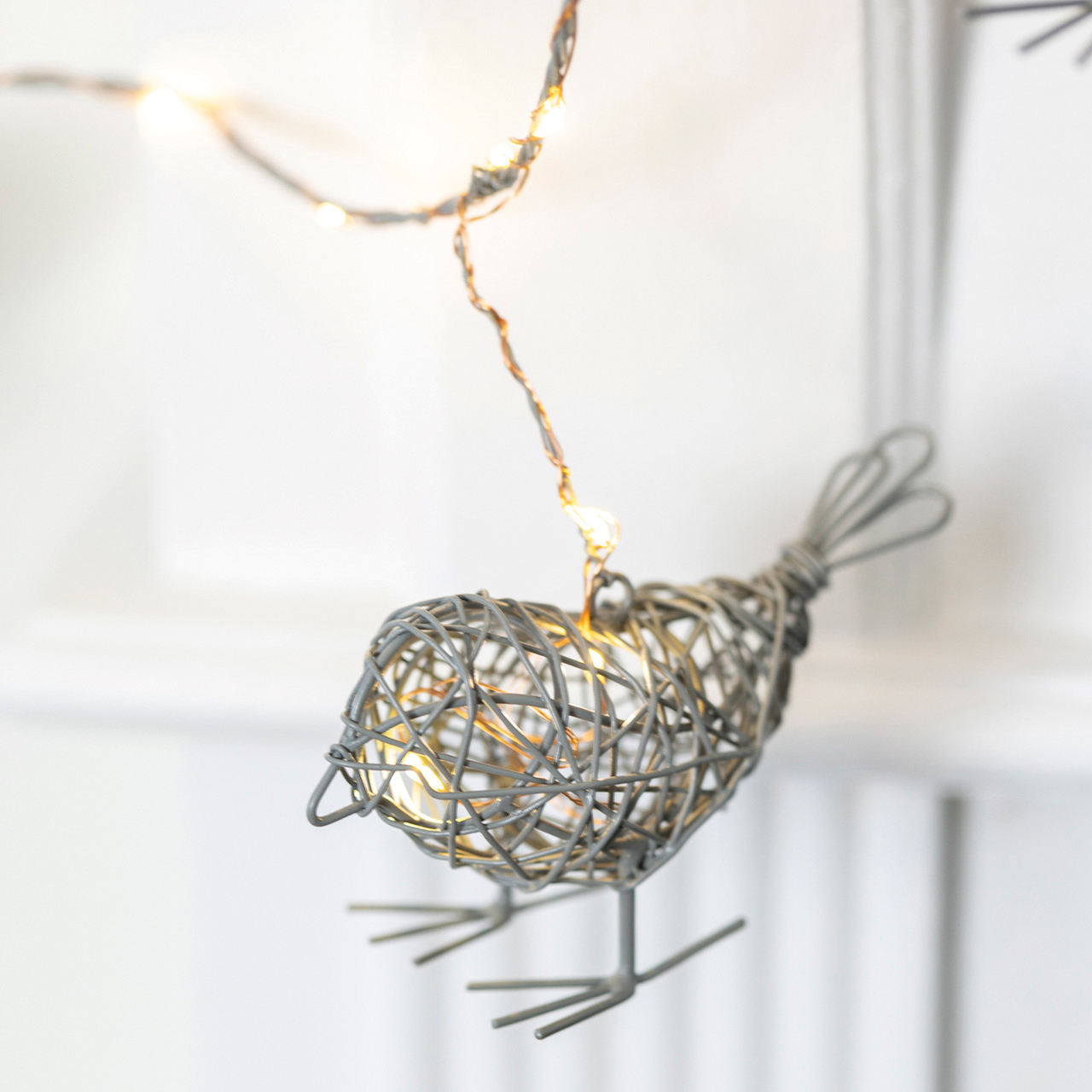 Bird Garland with Lights