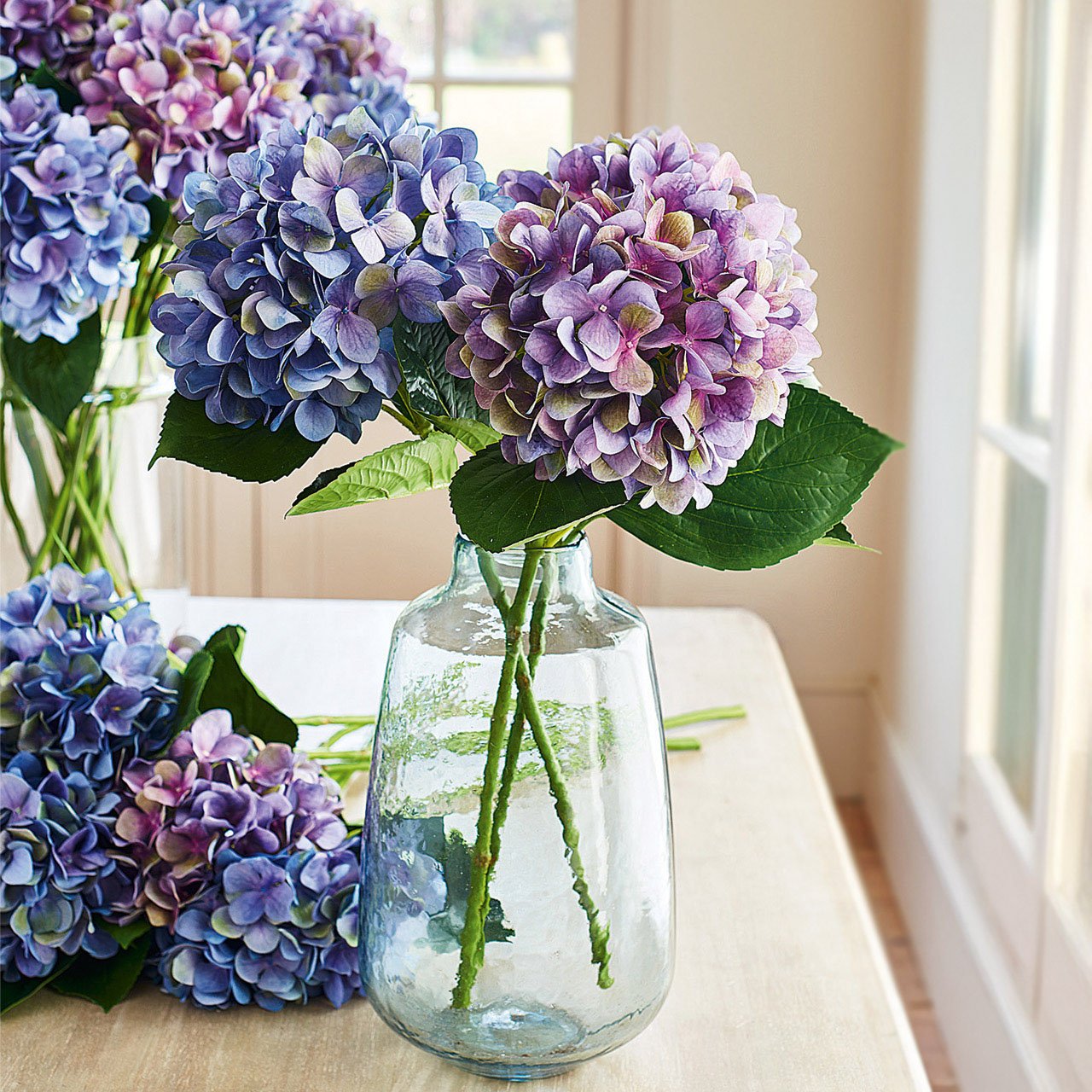 Alice Blue Hydrangea Stem, Set of 3