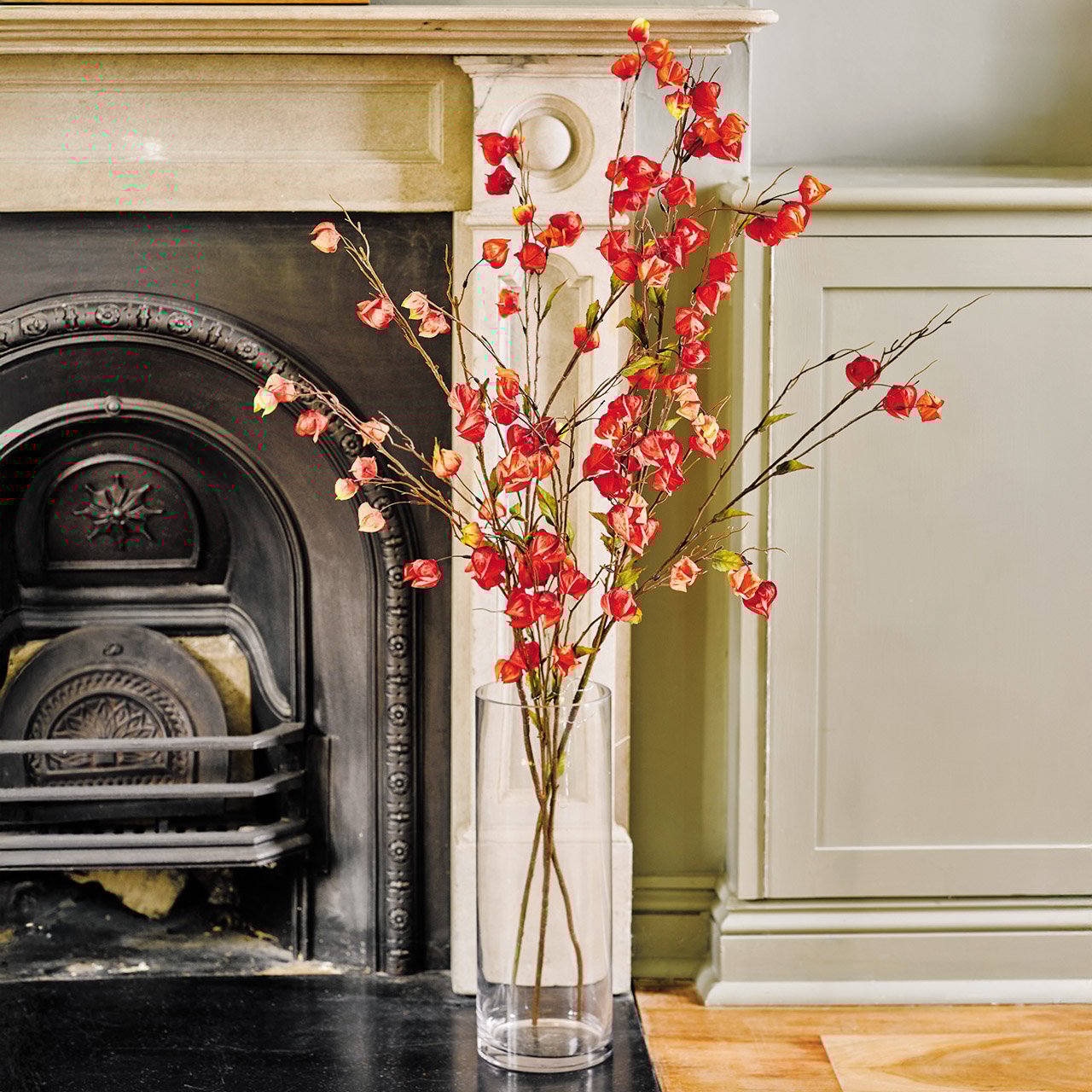 Chinese Lantern Branch, Set of 3