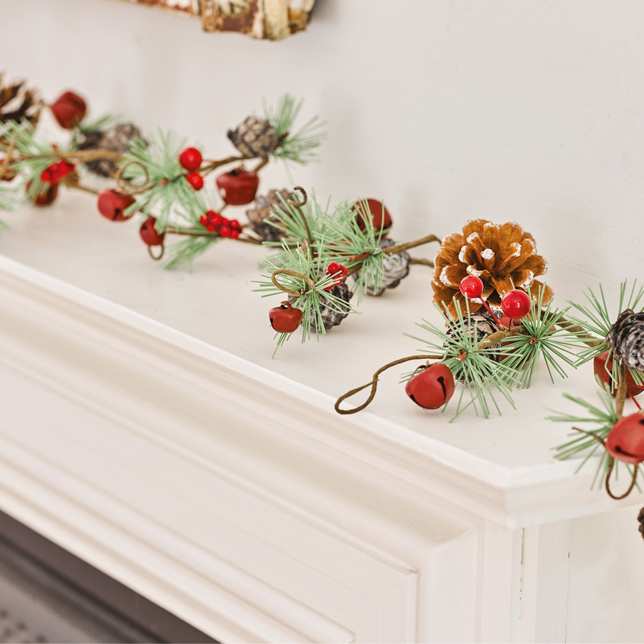 Red Berry and Bells Garland