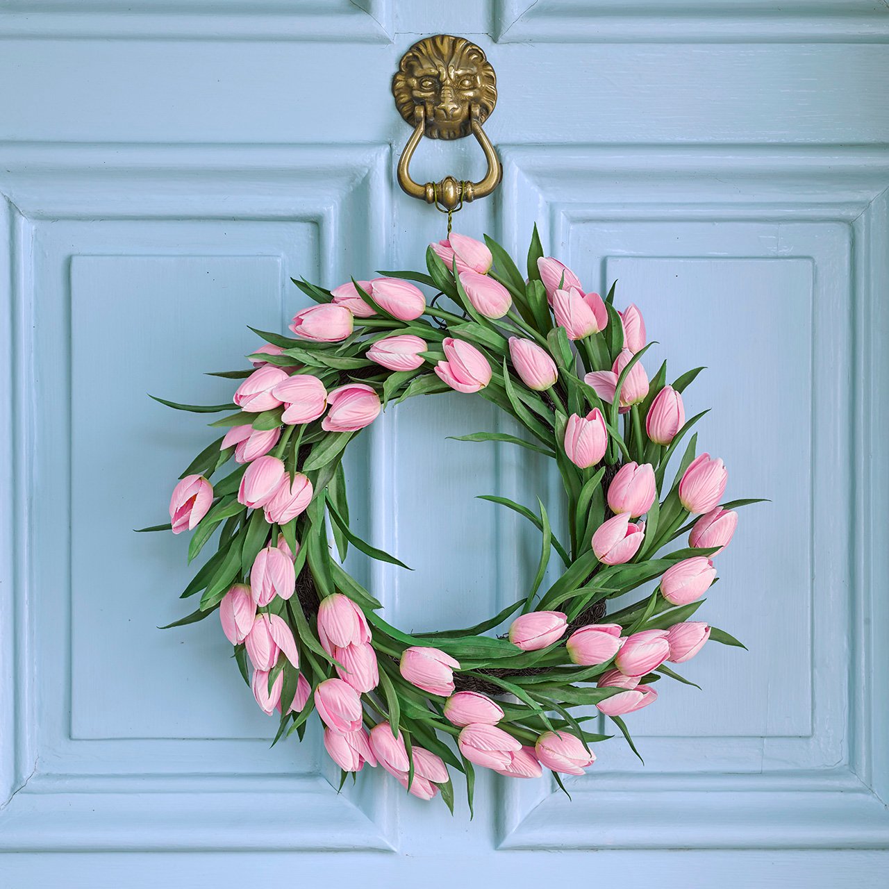 Tulip Swirl Wreath