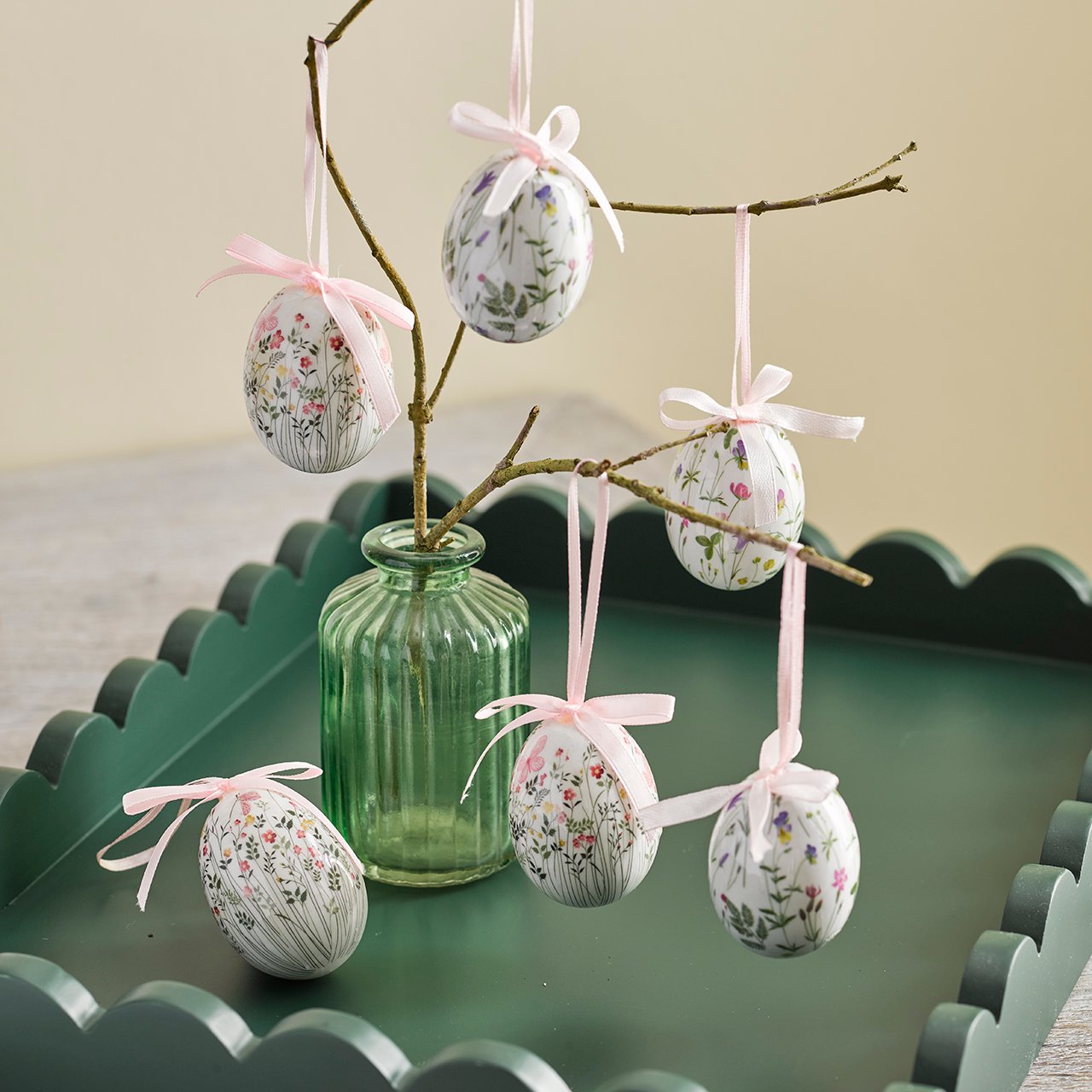 Hanging Patterned Eggs, Set of 6