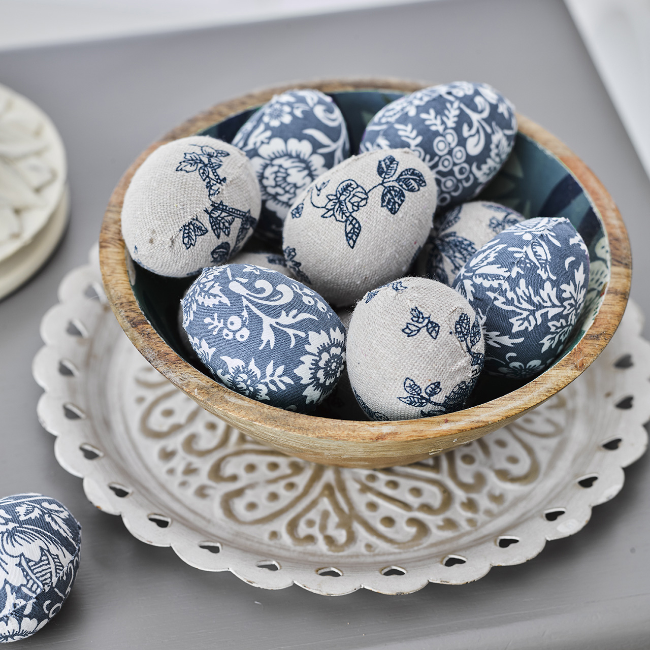 Blue and Cream Eggs, Pack of 12