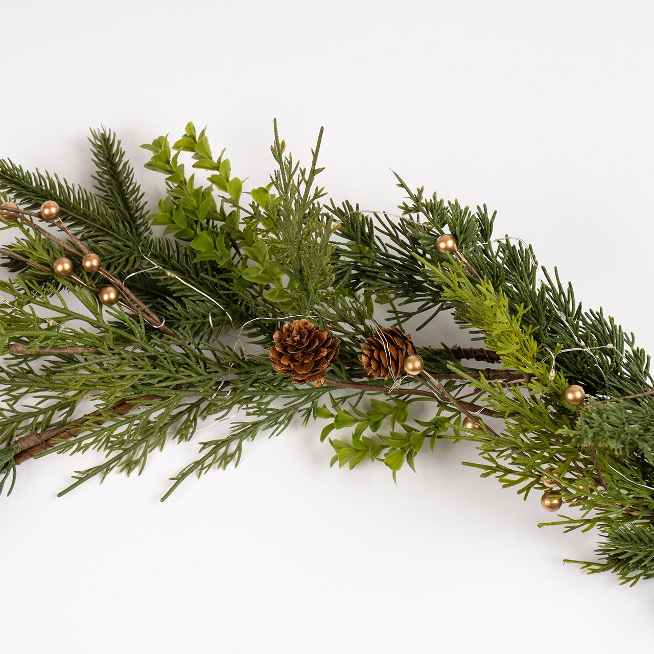 Pre-Lit Pine Garland