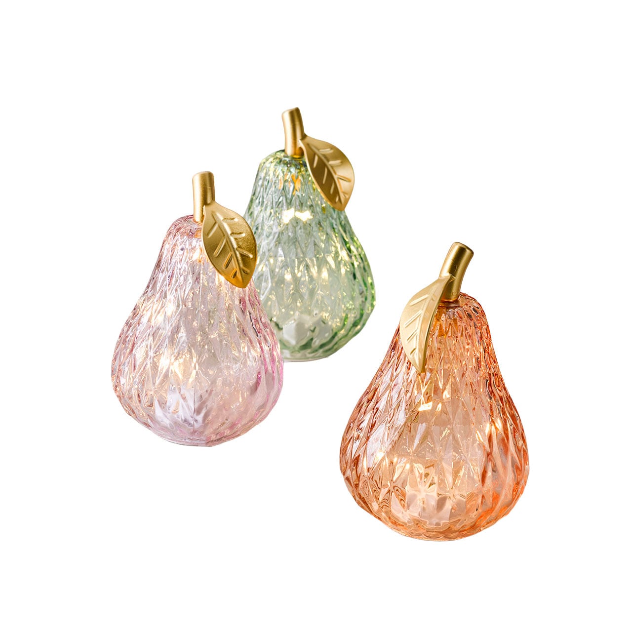 Set of 3 Pears LED Cordless Lights