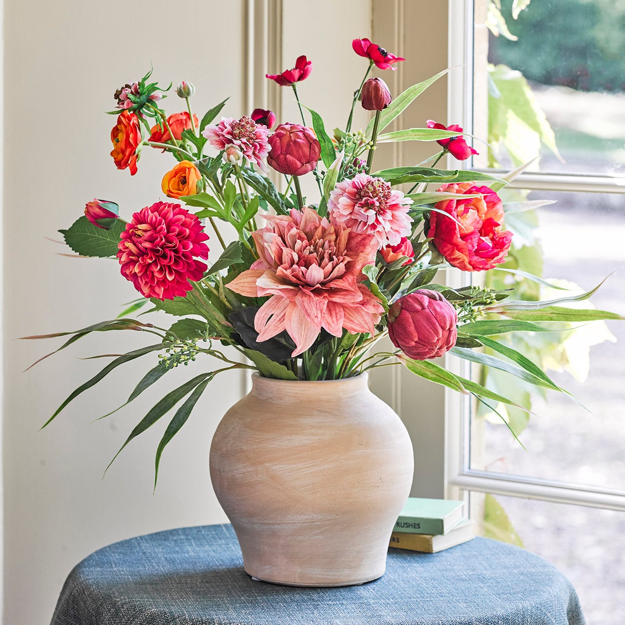 Dahlia and Anemone Arrangement