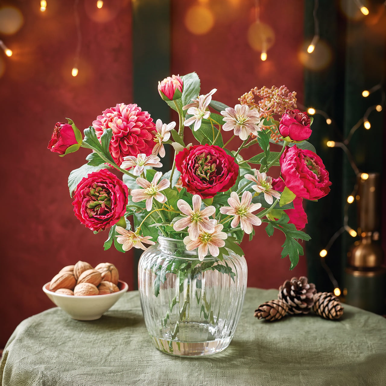 Dahlia and Ranunculus Arrangement