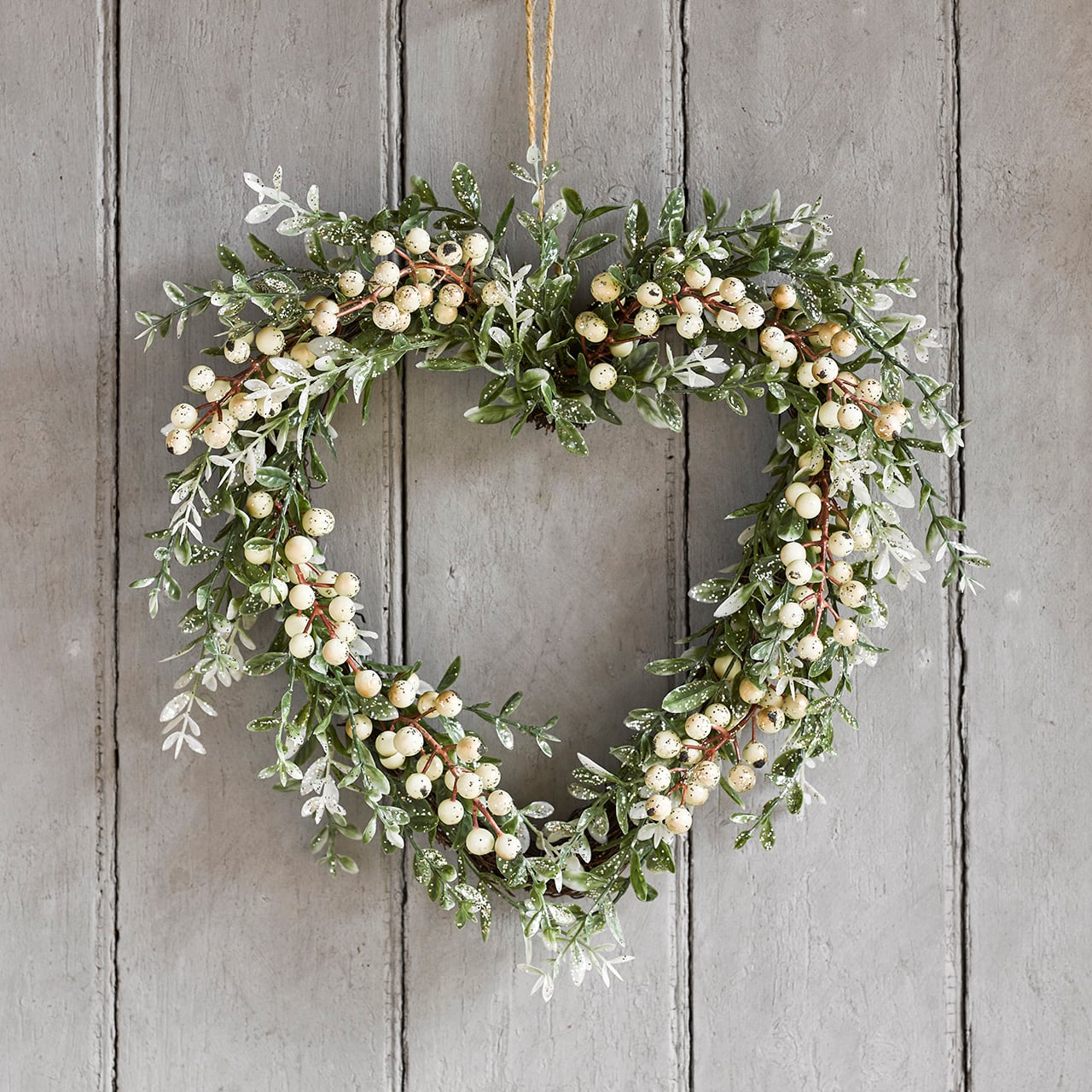 Berry Heart Wreath