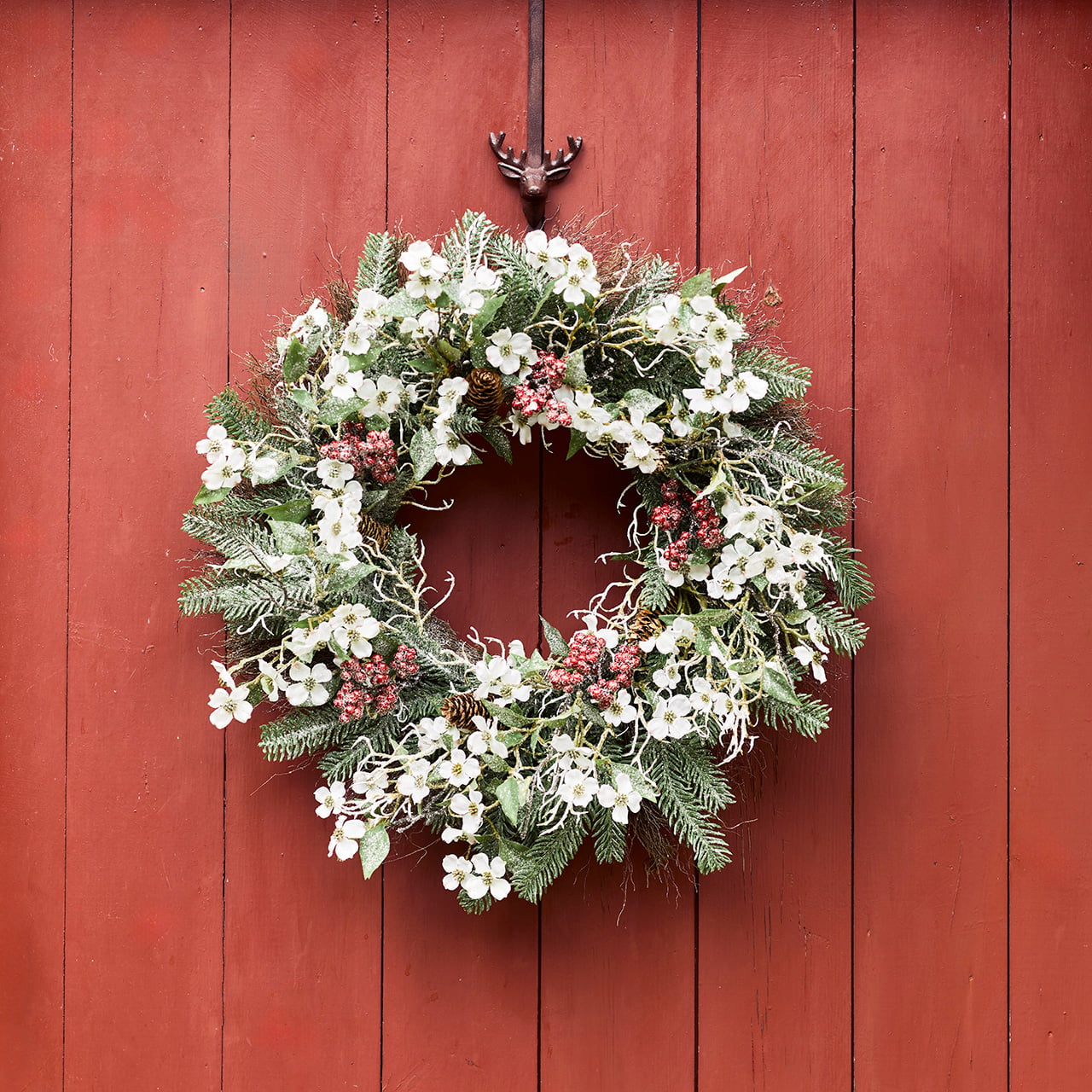 Frosted Dogwood Wreath