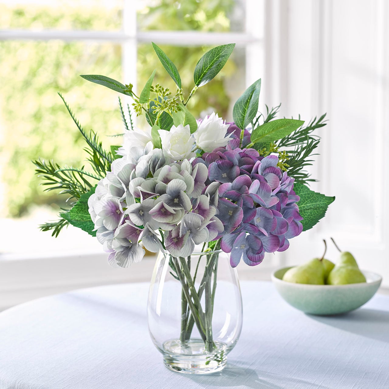Blue Hydrangea Arrangement