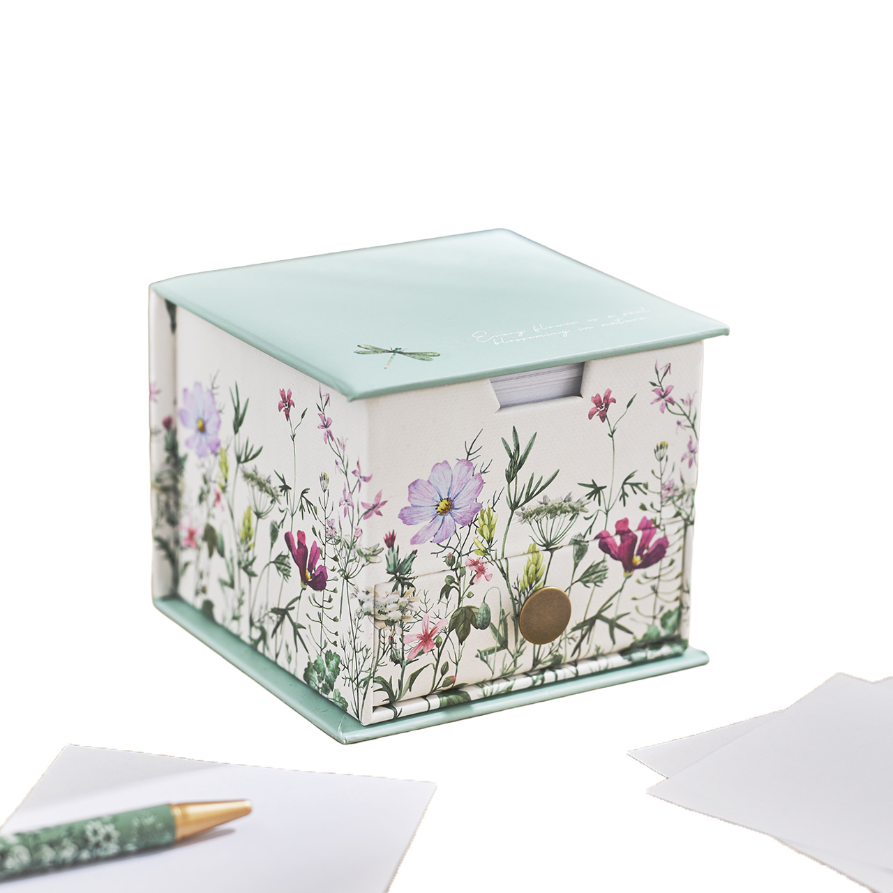 Wildflowers Memo Cube