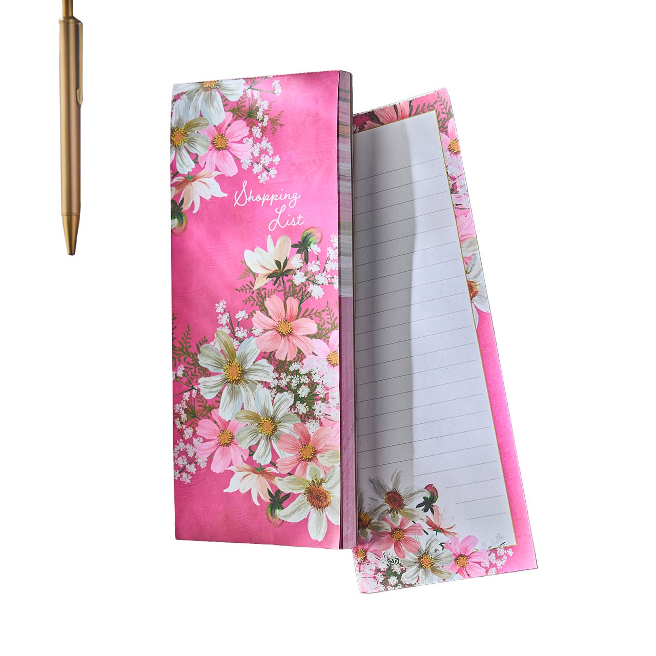 Set of 3 Cosmos Print Shopping Lists