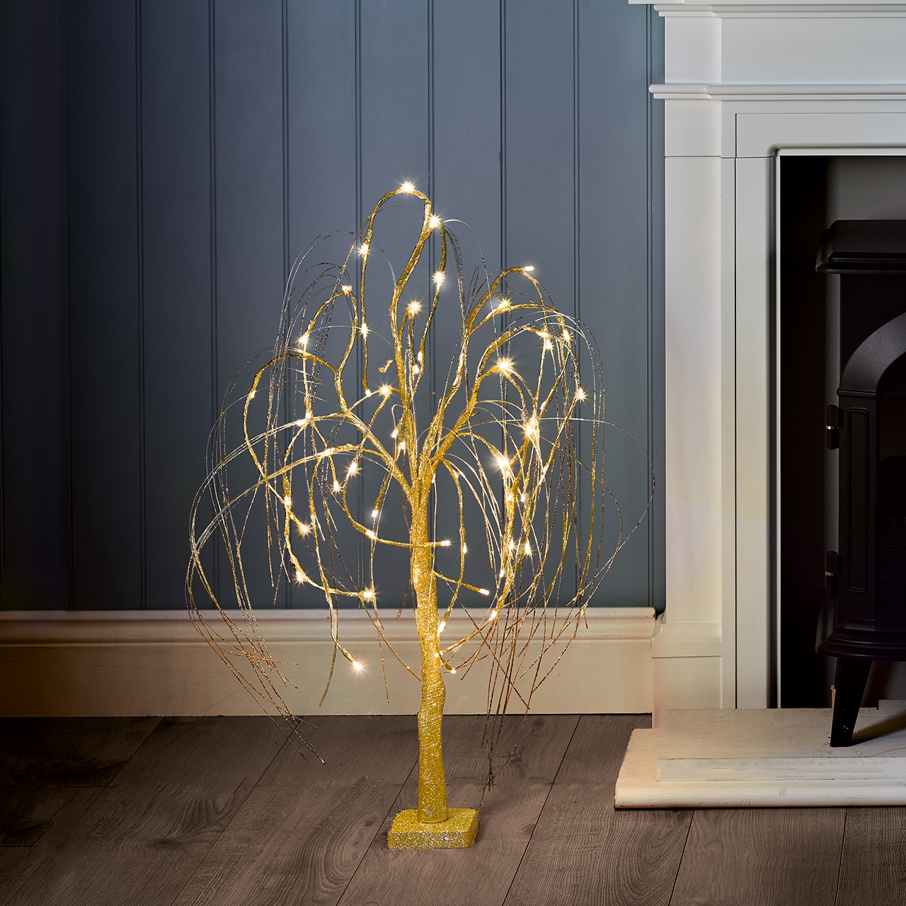 3ft LED Illuminated Willow Tree