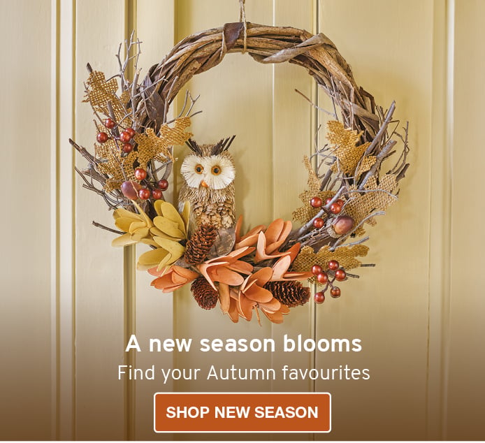 A new season blooms. Find your Autumn favourites