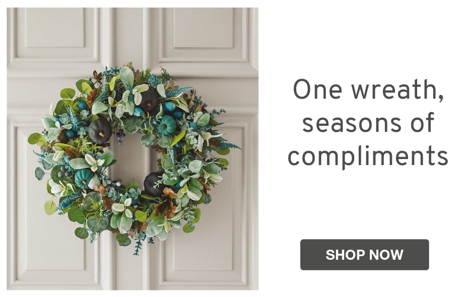 One wreath, seasons of compliments