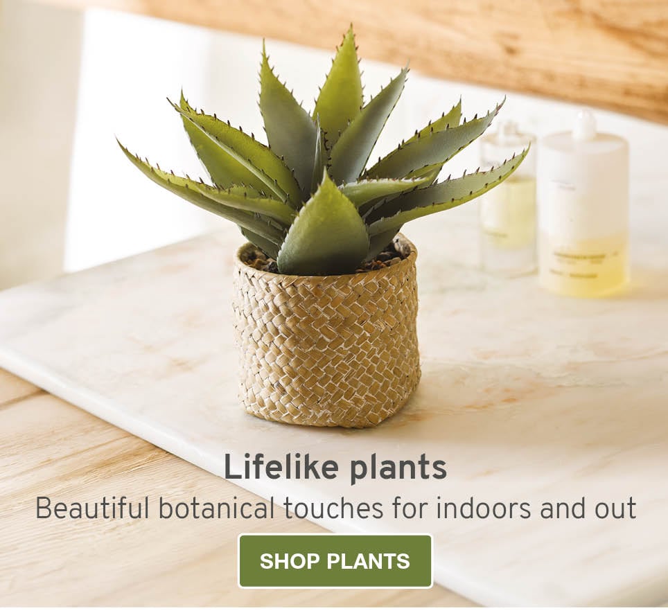 Lifelike plants. Beautiful botanical touches for indoors and out