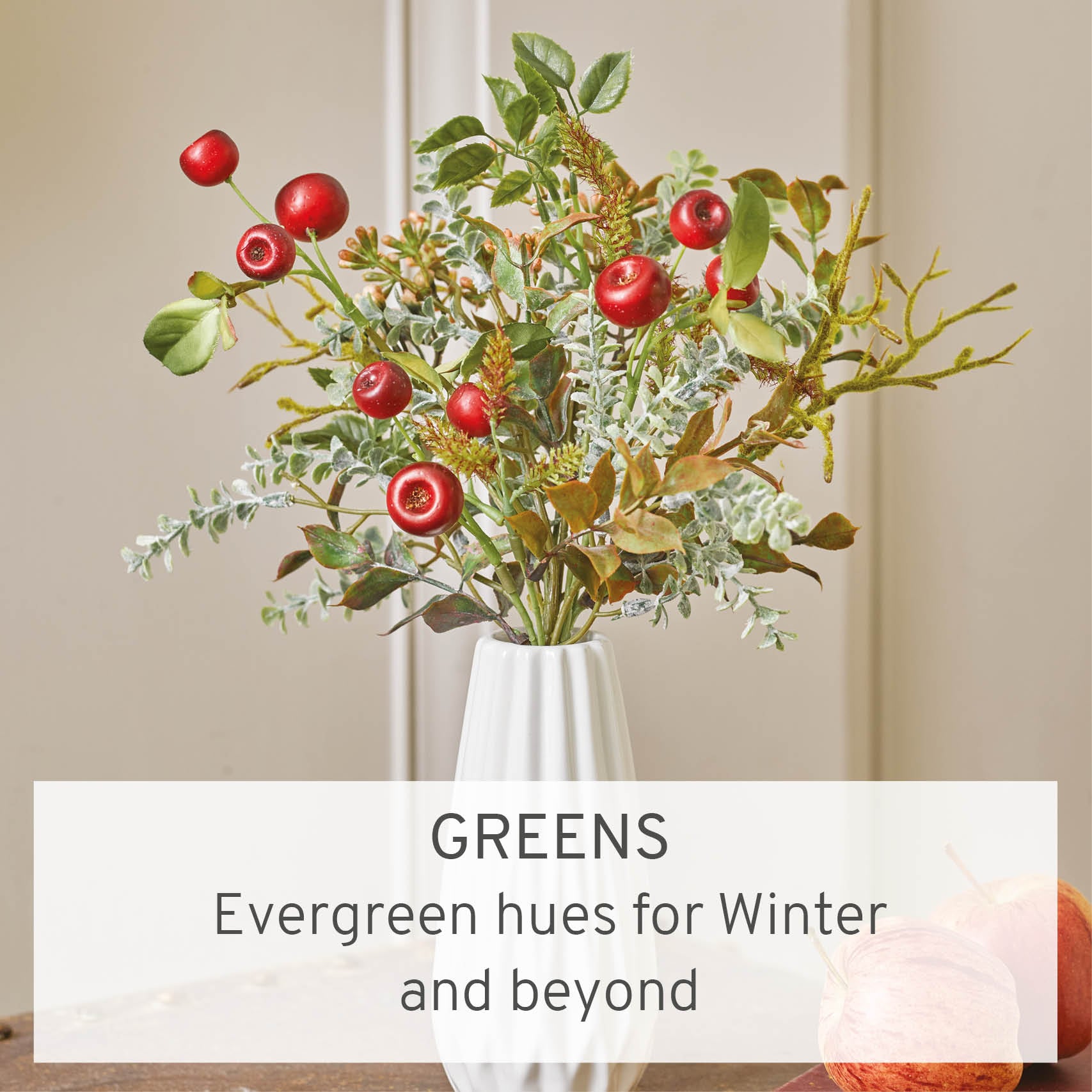 GREENS - Evergreen hues for Winter and beyond