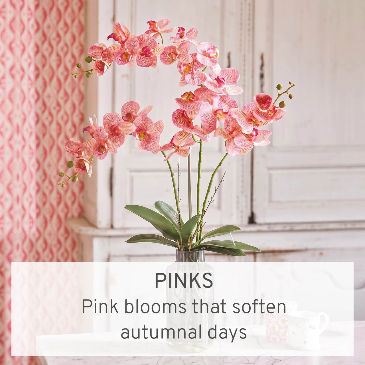 Faux Speckled Pink Phalaenopsis Orchid
