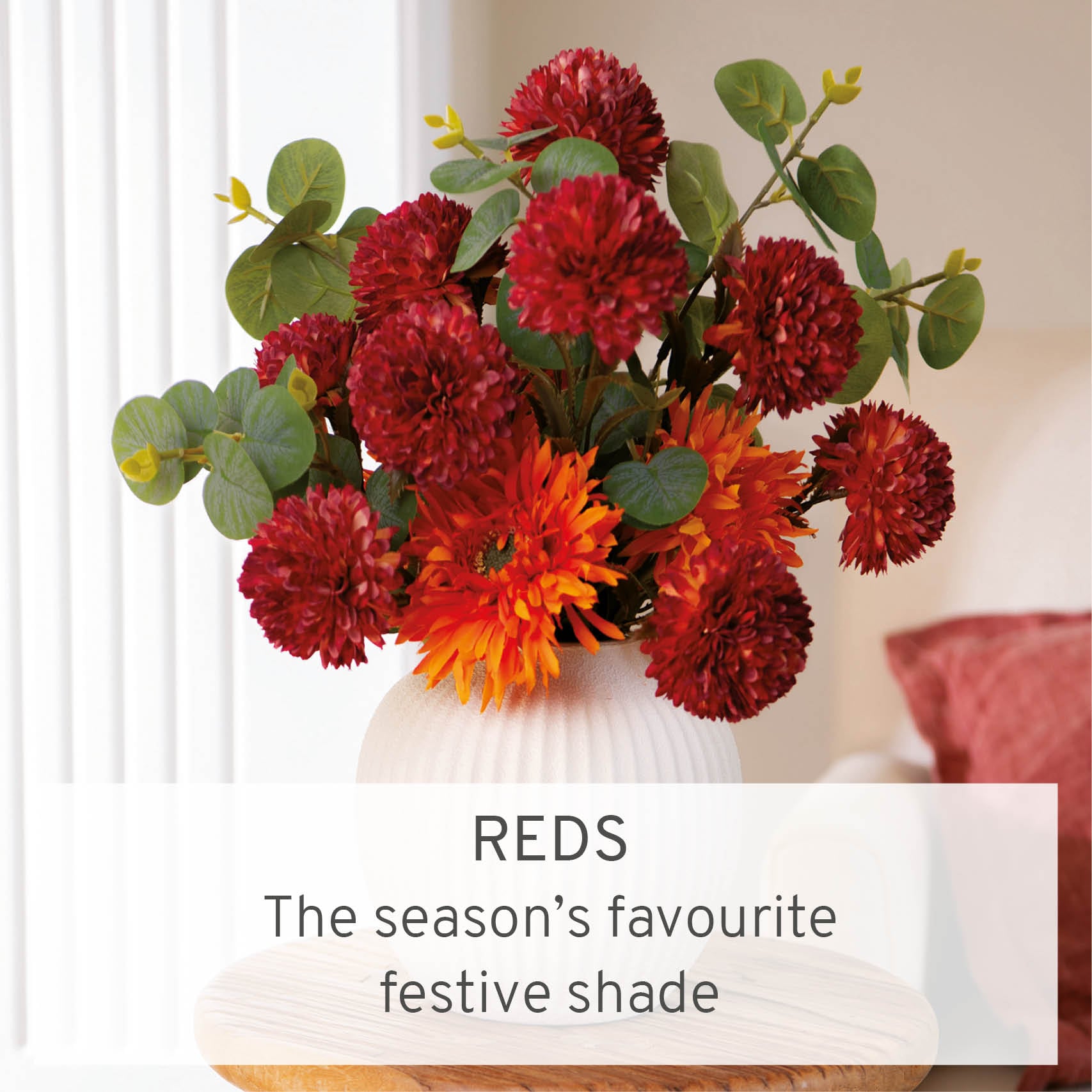 REDS - The season's favourite festive shade