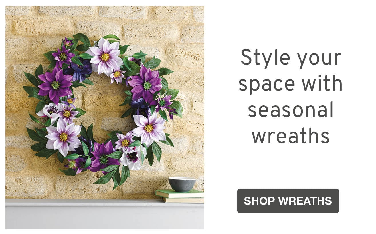 Style your home with seasonal wreaths