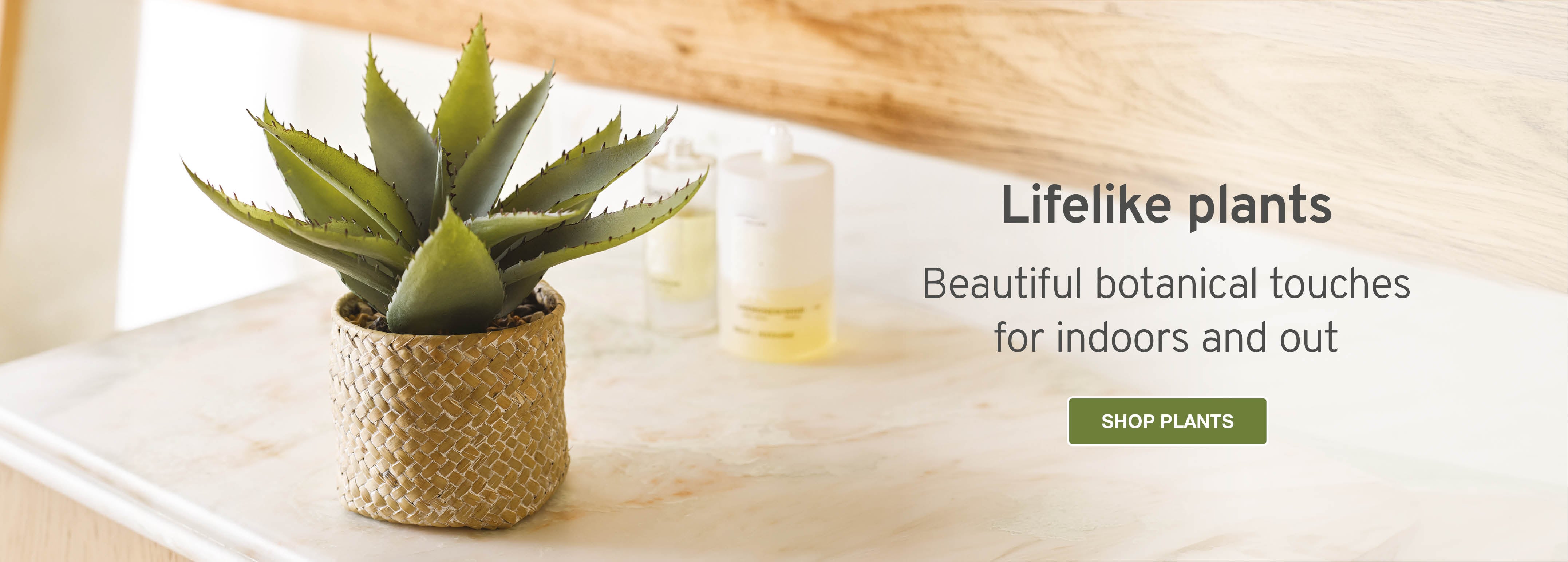 Lifelike plants. Beautiful botanical touches for indoors and out