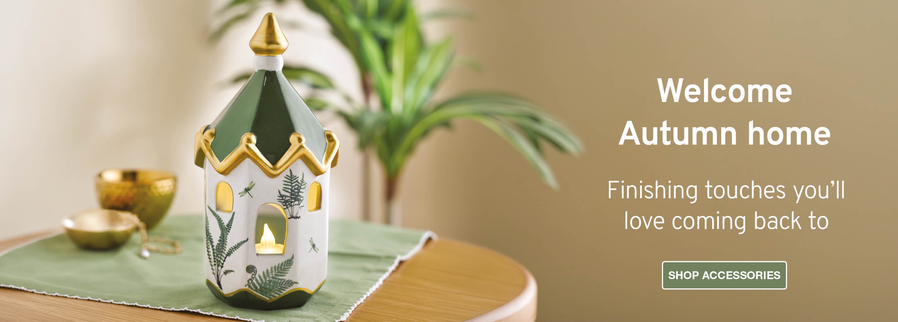 Welcome Autumn home. Finishing touches you'll love coming back to